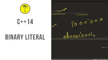Binary Literals In C++