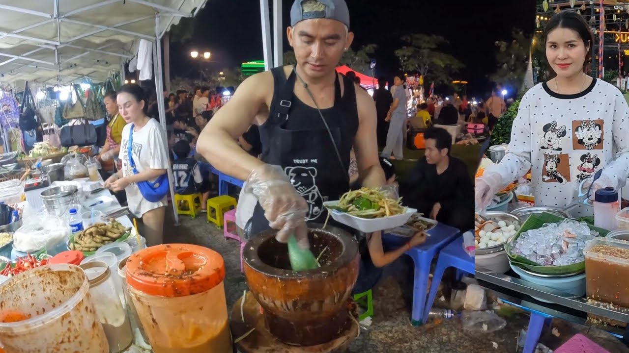 FANTASTIC! Cambodian Street Food Tour! Phnom Penh City - Cambodia Food Market Collection 2026