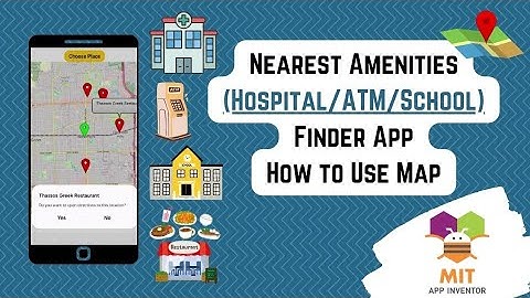 Place Finder App in MIT App Inventor | Maps & OpenStreetMap Tutorial