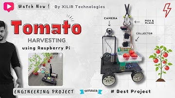 🍅 Tomato Harvesting Robot using Raspberry Pi | AI Smart Farming Project