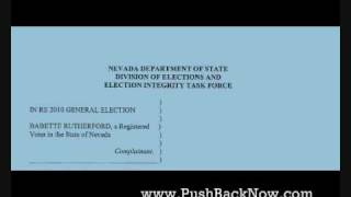 Nevada Voter Fraud Complaint Filed