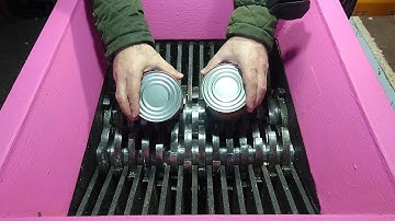 SHREDDER MACHINE! Shredding Hard and Soft Things! Oddly Satisfying, Relaxing Video #40