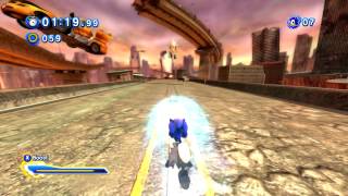 Sonic Generations:Sonic vs Silver The Hedgehog,hard mode