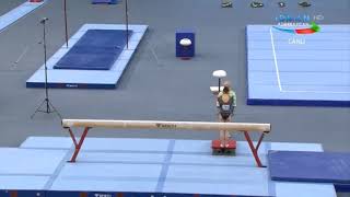 Anastasiia BACHYNSKA (UKR) - World Cup Bakou 2019 - BEAM FINAL