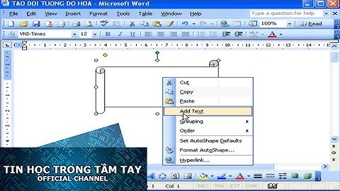 Bài tập microsoft word 2003 chương 5 trang 5 năm 2024