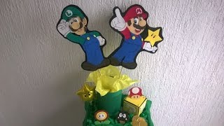 DIY Centro de mesa Mario y Luigi bros!!