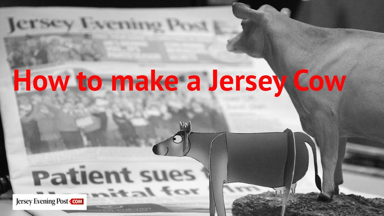 How to make a Jersey cow YouTube