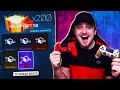 100 vs 100 CRATE OPENING BATTLE! | My *LUCKY* Golden Controller vs My *TRYHARD* Red Controller...