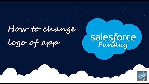 How to change logo of app in salesforce #logochange