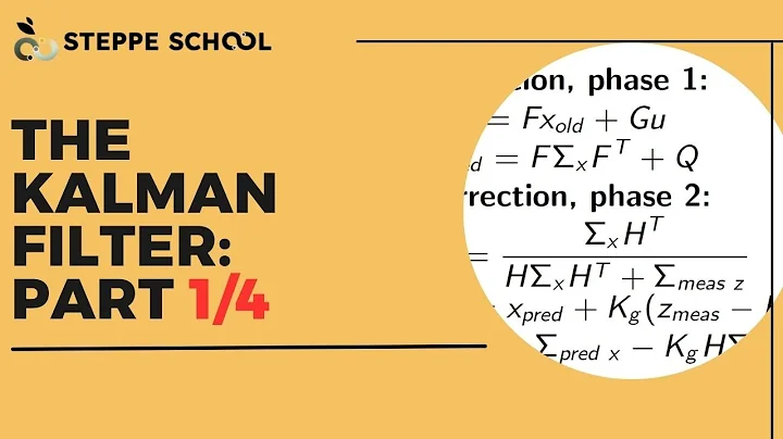 Kalman Filter 1/4: Gaussian Distribution and one-dimensional Kalman Filter