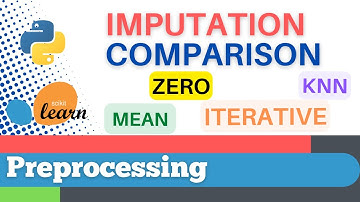 #22: Scikit-learn 19: Preprocessing 19: Compare imputation techniques