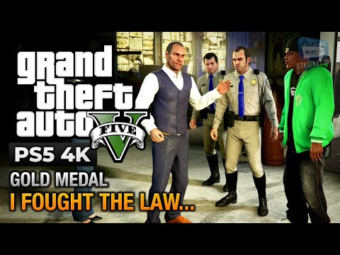 GTA 5 PS5 - Mission #43 - I Fought The Law... [Gold Medal Guide - 4K 60fps]