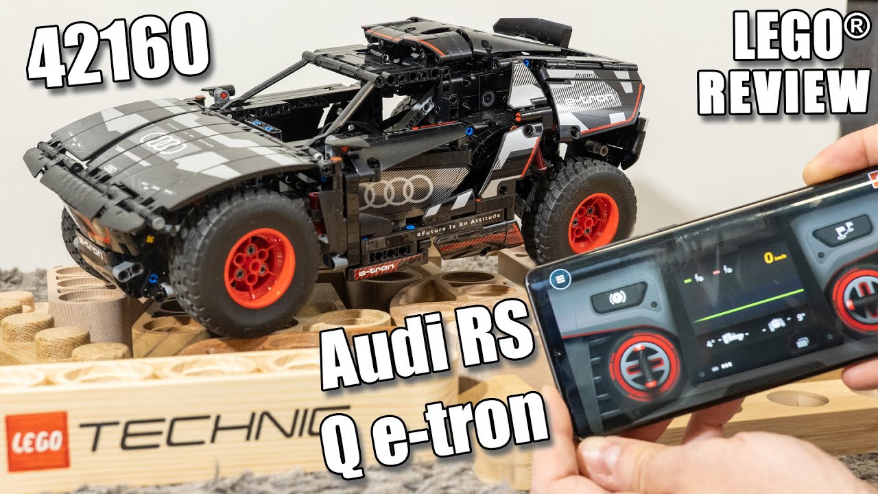 LEGO 42160 Technic Audi RS Q e-tron, Konstruktionsspielzeug  App-kontrollierter Geländewagen