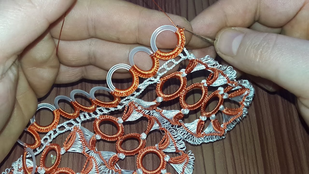 521 Halkalı çeyizlik havlu kenarı yapımı