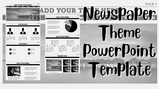 powerpoint newspaper template