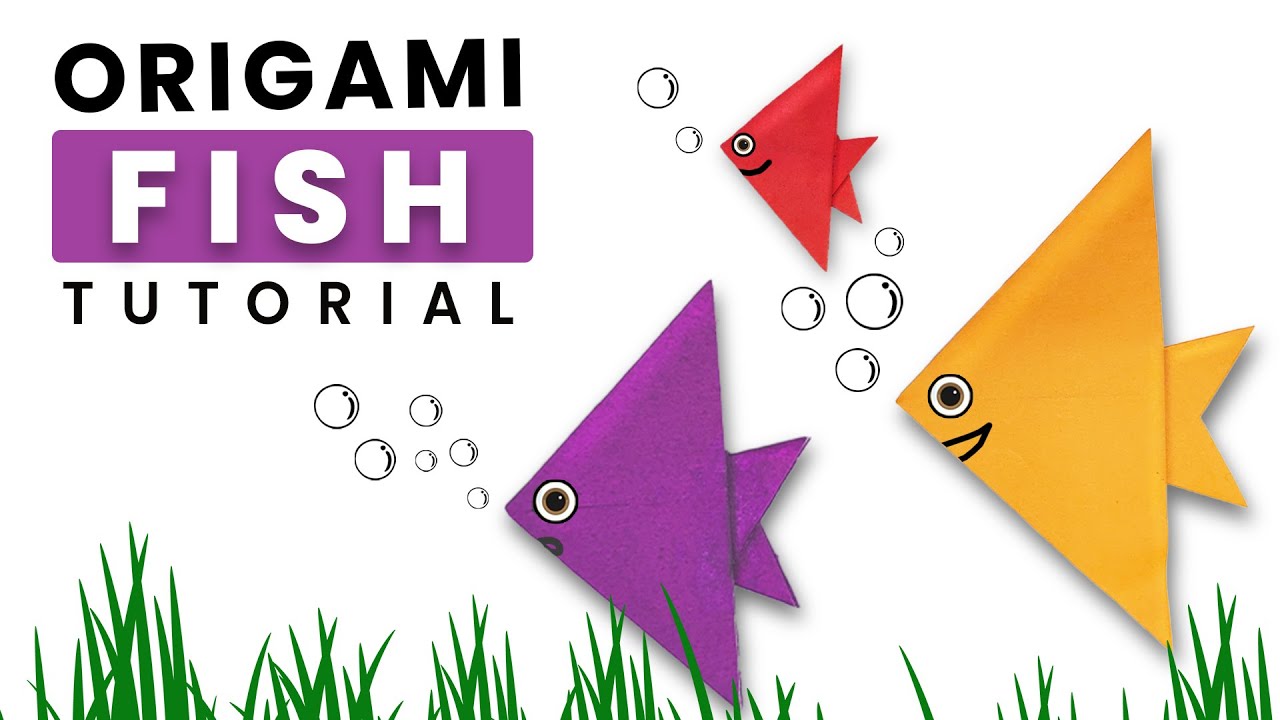 Dive into Fun with this Easy Origami Fish on QtParts! 