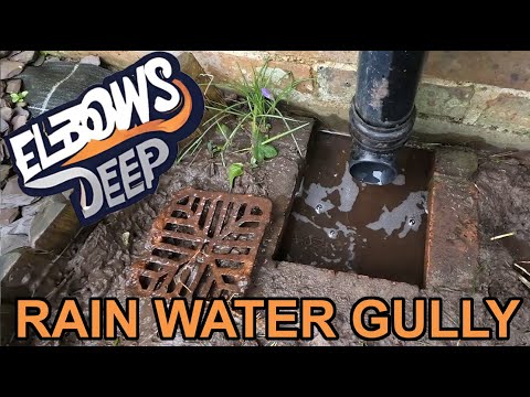 Blocked drain 38 Clearing a Rain Water Gully