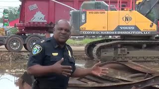 Building demolished to make way for police substation in north Shreveport