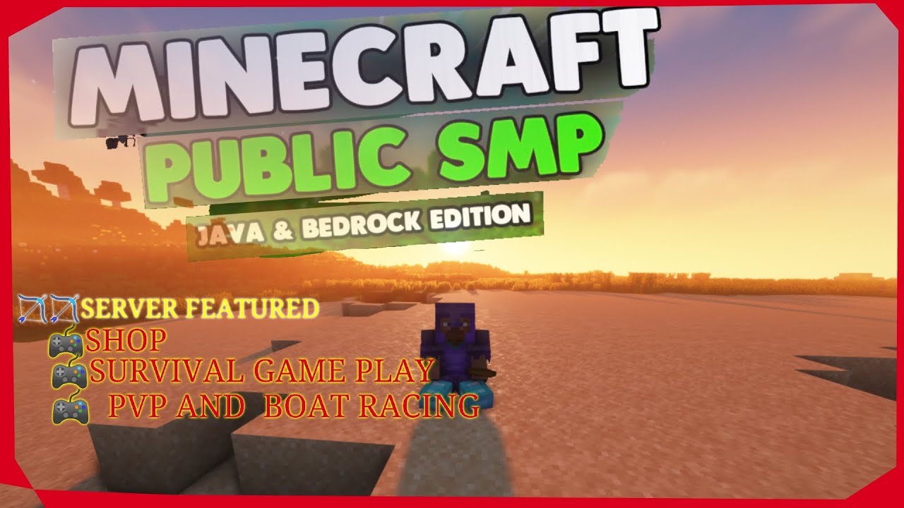 Minecraft Smp Java Edition NEW Public SMP| Join My Smp Java+Pe+Bedrock Minecraft Live| Survival ...