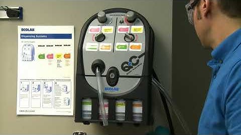 Ecolab QC Dispensing System Video