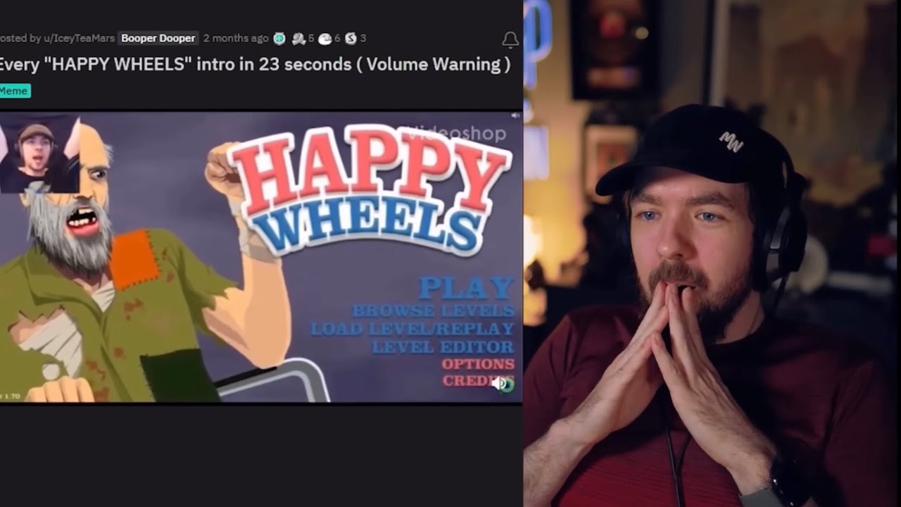 Every Happy Wheels Intro in 23 Seconds