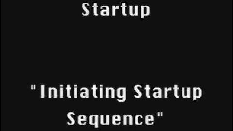 Initiating Startup/Shutdown Sequence Voiced sound