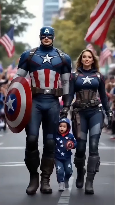 Captain America and Hulk with their family #hulk #marveltoys #captainamerica
