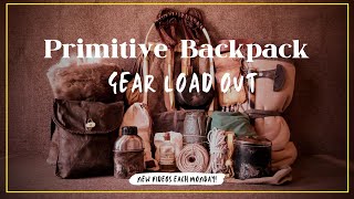 Winter Survival Primitive Backpack Gear Load Out