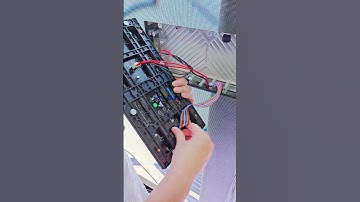 Let’s install indoor LED screen modules together. #eagerled #leddisplay #ledvideowall #shorts