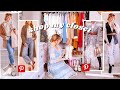 SHOPPING MY CLOSET FOR TRENDY LAYERED OUTFITS | SHOP YOUR CLOSET 2021 | WINTER TO SPRING OUTFITS