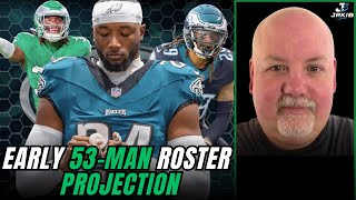 John McMullen's EARLY Eagles 53 Man Roster Projection As OTA's Start | Who Makes the Team?