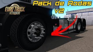 Pack De Pneus e Rodas V2 Para Caminhões e Reboques -ETS2-