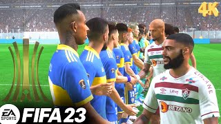 FIFA 23 |  𝗙𝗟𝗨𝗠𝗜𝗡𝗘𝗡𝗦𝗘 𝗫 𝗕𝗢𝗖𝗔 𝗝𝗨𝗡𝗜𝗢𝗥𝗦 - FINAL DA LIBERTADORES SIMULAÇÃO EM [𝟰𝗞]