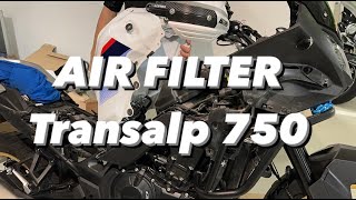 Air Filter Transalp 750. Jak wygląda filtr powietrza po 6400km jazdy on/off