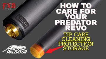 How to Take Care of Your Predator Revo / Carbon Fiber Pool Cue Shafts  - (Free Pool Lessons)