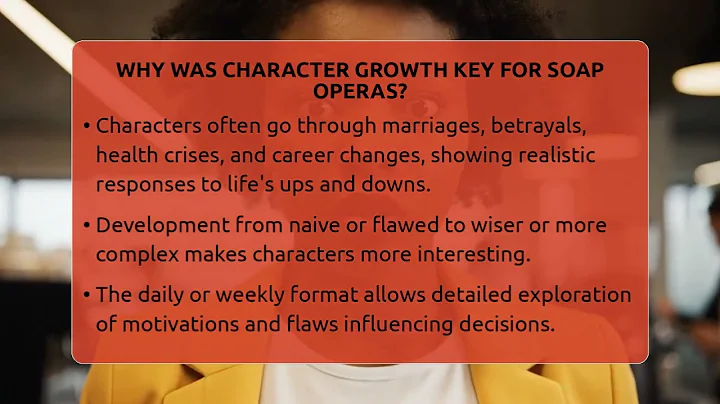 Why Was Character Growth Key For Soap Operas? - Soap Opera Insider