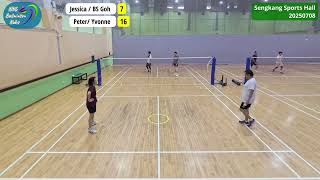 20250708 NNG Badminton Kakis Jessica & BS Goh vs Peter & Yvonne