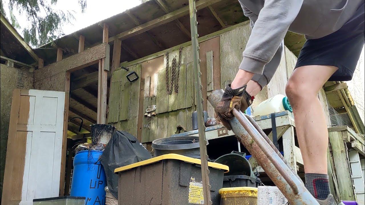 How To Remove Stuck T Post // Simple Trick YouTube