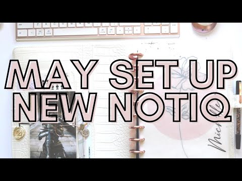 My May Planner Set Up Business Planner - New Notiq Set Up