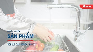Vòi rửa bát rút dây cao cấp Konox KN1337 |Pull out Kitchen faucet |Konox Kitchen faucets