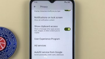 How to enable/disable Show clipboard access on Xiaomi Redmi A1 Android 12