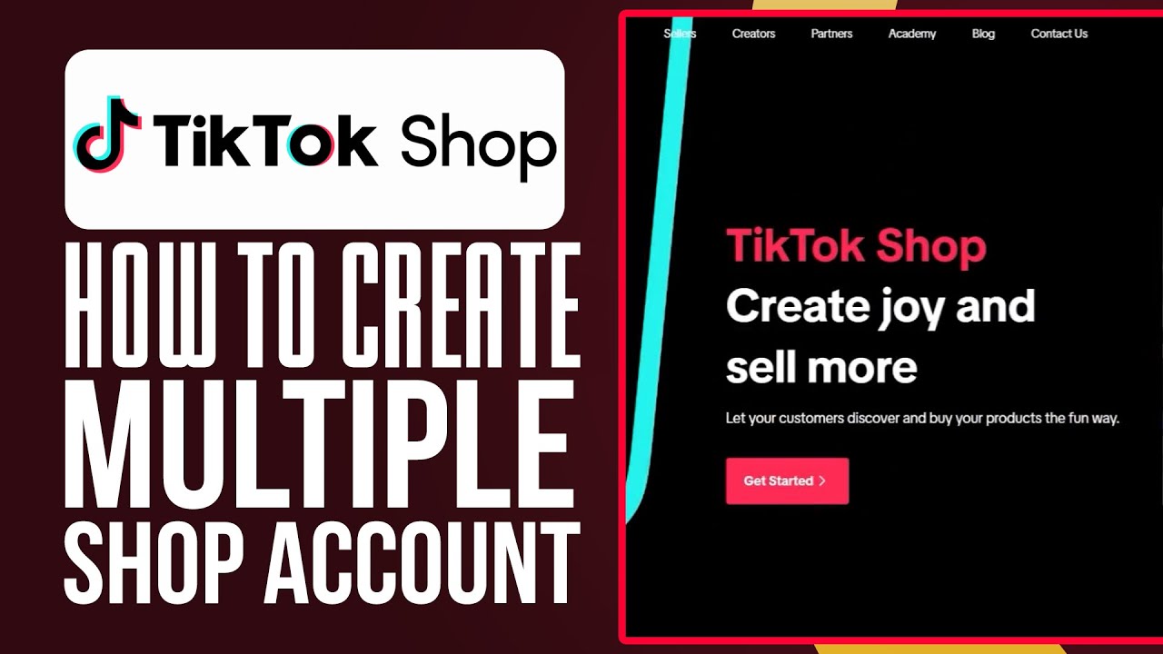 How To Create Multiple TikTok Shops (2025) TikTok Shop Tutorial - YouTube