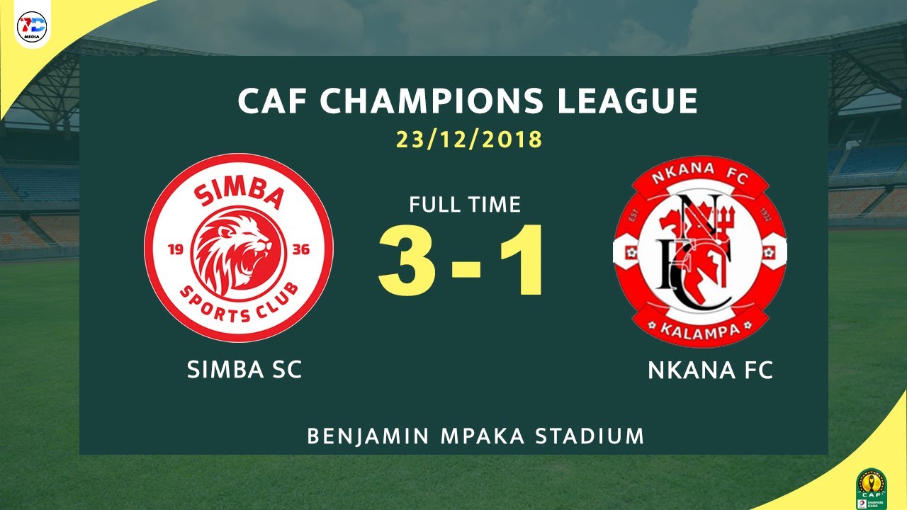 SIMBA SC 3   1 NKANA FC  Full Match