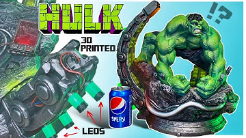 How I Painted a 3d Incredible Hulk Print
