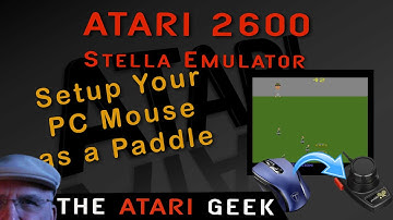 Atari 2600 Emulator - Stella - Setup Your PC Mouse as a Paddle