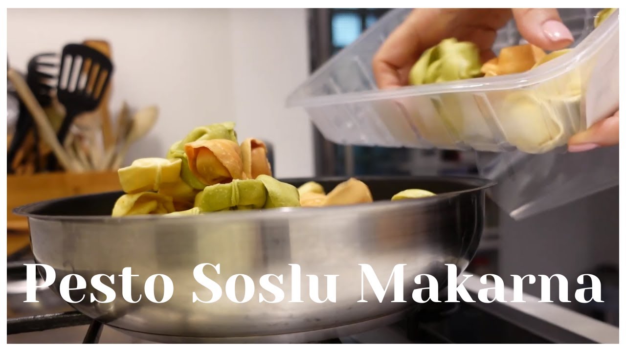 Pesto Soslu Makarna Tarifi | Pratik Yemek Tarifi | Pratik Akşam Yemeği