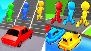 Shape shifting VS Shape Transform - All Levels SpeedRun Gameplay Android iOS Ep20