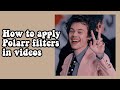 How to apply polarr filters ons tutorial  hridya k