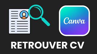 Comment retrouver cv sur Canva