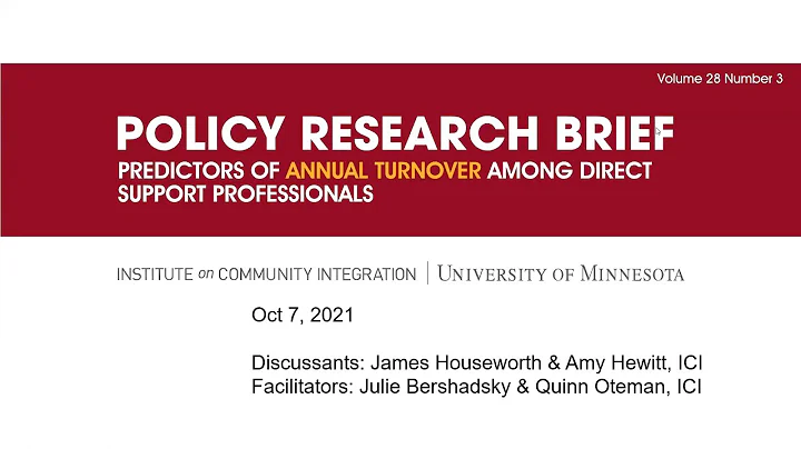 Policy Research Forum  October 7, 2021